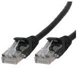 Microconnect UTP6A05SBOOTED netwerkkabel Zwart 5 m Cat6a U/UTP (UTP)