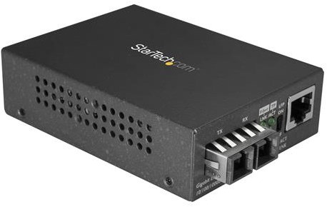 StarTech.com MCMGBSCMM055 netwerk media converter 1000 Mbit/s 850 nm Multimode Zwart