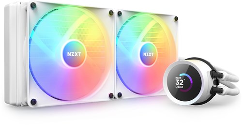NZXT Kraken 280 RGB Processor Alles-in-één vloeistofkoeler 14 cm Wit 1 stuk(s)