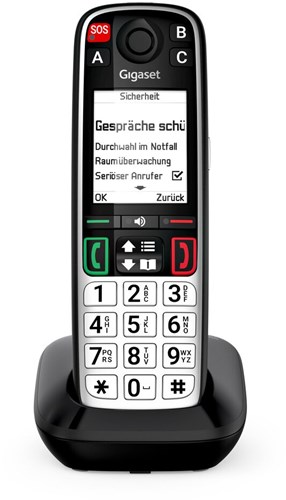 Gigaset EASY 500 Analoge-/DECT-telefoon Nummerherkenning Zwart, Zilver-3