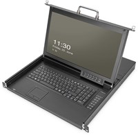 Digitus DS-72220-6CH rack console 43,2 cm (17") 1920 x 1080 Pixels Zwart 1U