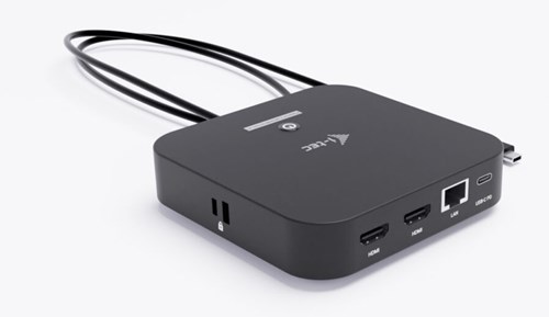 i-tec USB-C Dual HDMI Docking Station with Power Delivery 100 W + Universal Charger 100W-2
