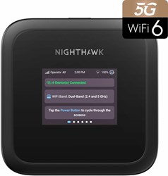 NETGEAR M3 draadloze router Dual-band (2.4 GHz / 5 GHz) Zwart