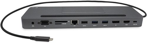 i-tec Metal SB-C Ergonomic 4K 3x Display Docking Station with Power Delivery 85 W + Universal Charger 100 W-3