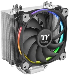 Thermaltake Riing Silent 12 RGB Sync Edition Processor Cooler 12 cm Black, Metallic