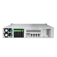 QSAN XCubeNAS XN8008R/96TB NAS Rack (2U) Ethernet LAN Zwart, Metallic D-1527-2