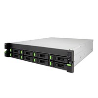 QSAN XCubeNAS XN8008R/96TB NAS Rack (2U) Ethernet LAN Zwart, Metallic D-1527-3