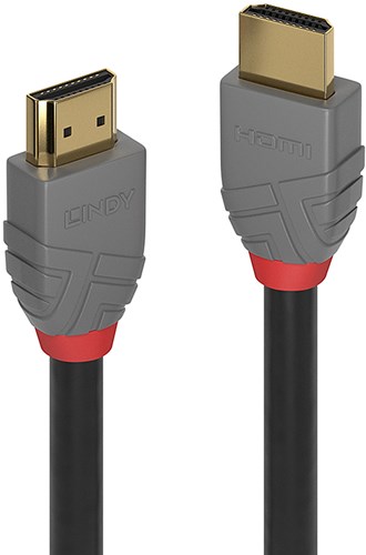 Lindy 36965 HDMI kabel 5 m HDMI Type A (Standaard) Zwart, Grijs