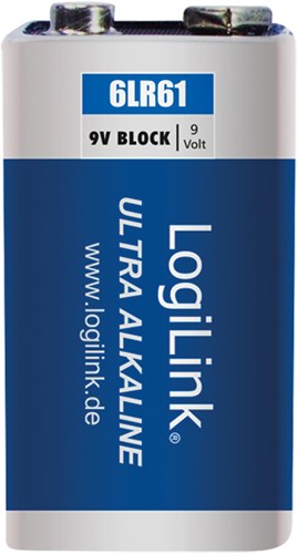 LogiLink 6LR61B1 huishoudelijke batterij Wegwerpbatterij Alkaline