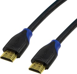 LogiLink CH0063 HDMI cable 3 m HDMI Type A (Standard) Black