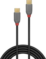 Lindy 36873 USB-kabel 3 m USB 2.0 USB C Zwart, Grijs-2