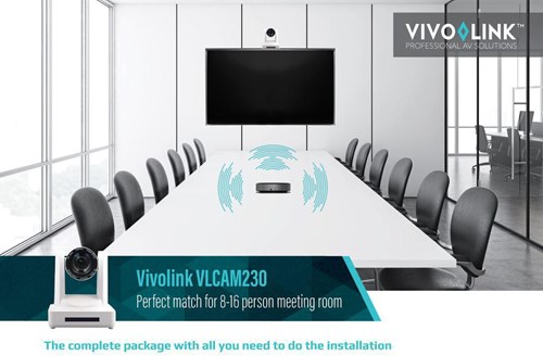 Vivolink VLCAMBDL1 camera voor videoconferentie Wit