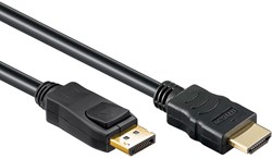 Gembird DisplayPort - HDMI, 1.8m 1,8 m HDMI Type A (Standaard) Zwart