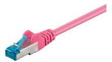 Microconnect SFTP6A07PI netwerkkabel Roze 7 m Cat6a S/FTP (S-STP)
