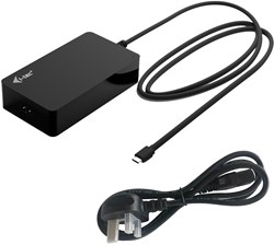 i-tec CHARGER-C140WUK oplader voor mobiele apparatuur Laptop, Smartphone, Tablet Zwart AC Binnen