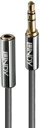 Lindy 35328 audio kabel 2 m 3.5mm Antraciet