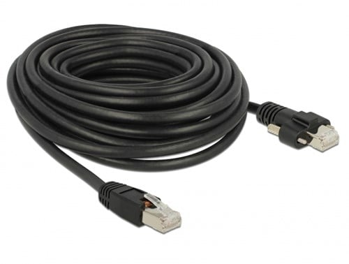 DeLOCK 85672 netwerkkabel Zwart 10 m Cat6 S/FTP (S-STP)