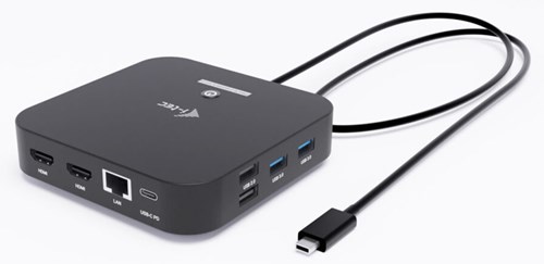 i-tec USB-C Dual HDMI Docking Station with Power Delivery 100 W + Universal Charger 100W-3