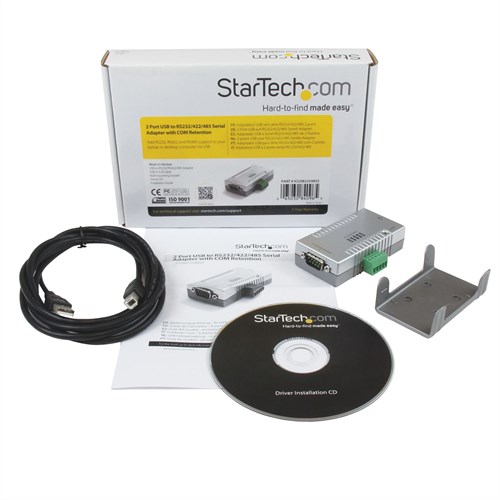 StarTech.com 2-poort USB naar RS232 RS422 RS485 Seriële Adapter met COM-behoud-3
