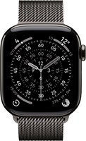 Apple MGJ14ZM/A slimme draagbare accessoire Band Leisteenkleur Roestvrijstaal
