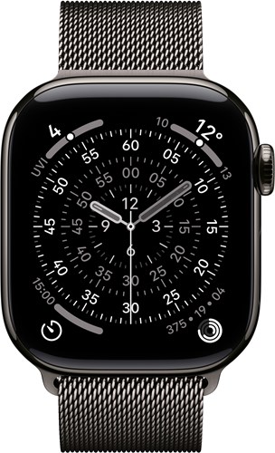 Apple MGJ14ZM/A slimme draagbare accessoire Band Leisteenkleur Roestvrijstaal