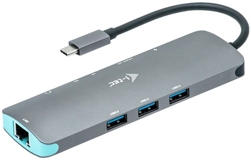 i-tec Metal USB-C Nano Docking Station 4K HDMI LAN + Power Delivery 100 W-2