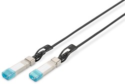 Digitus DN-81220 Glasvezel kabel 0,5 m SFP+ Zwart