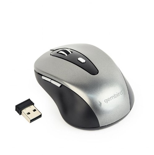 Gembird MUSW-4B-04-BG muis Kantoor Rechtshandig RF Draadloos Optisch 1600 DPI