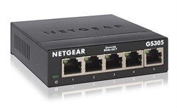 NETGEAR GS305 Unmanaged L2 Gigabit Ethernet (10/100/1000) Black