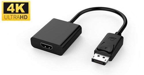 Microconnect DPHDMI3 video kabel adapter 0,15 m DisplayPort HDMI Zwart
