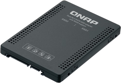QNAP QDA-A2MAR storage drive enclosure SSD enclosure Black M.2
