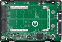 QNAP QDA-A2MAR behuizing voor opslagstations SDD-behuizing Zwart M.2-2