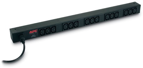 APC Rack PDU, Basic, ZeroU, 10A, 230V, (15x) C13, C14 stekker