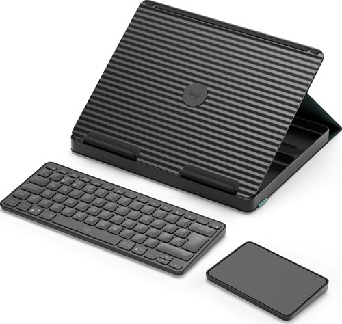 Logitech Casa Pop-Up Desk QWERTY Engels Bluetooth Grijs