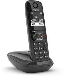 Gigaset AS690 Analoge-/DECT-telefoon Nummerherkenning Zwart