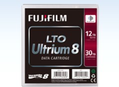 Fujifilm Cartridge Fuji LTO8 Ultrium 12TB/30TB Lege gegevenscartridge 12000 GB LTO 1,27 cm