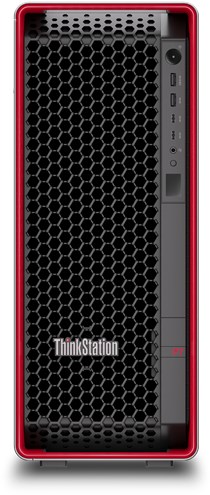 Lenovo ThinkStation P7 Intel® Xeon® W w5-3435X 64 GB DDR5-SDRAM 1 TB SSD Windows 11 Pro for Workstations Tower Workstation Zwart, Rood
