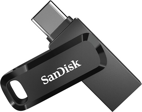 SanDisk Ultra Dual Drive Go USB flash drive 64 GB USB Type-A / USB Type-C 3.2 Gen 1 (3.1 Gen 1) Zwart