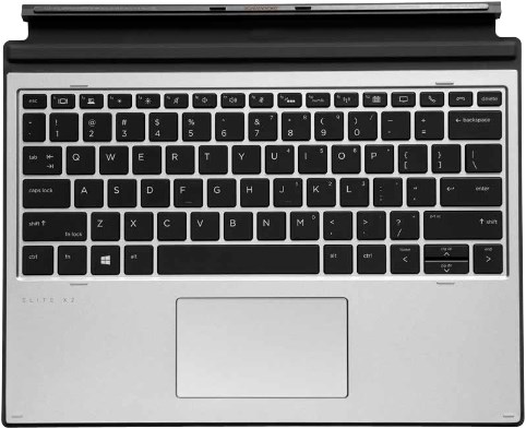 HP L67436-031 toetsenbord voor mobiel apparaat QWERTY Brits Engels Pogo Pin Zilver