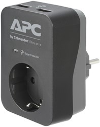 APC PME1WU2B-GR surge protector Black, Grey 1 AC outlet(s) 230 V
