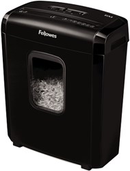 Fellowes Powershred 6M papiervernietiger Microversnippering Zwart