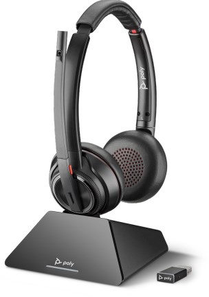POLY Savi 8220 UC Microsoft Teams Certified DECT 1880-1900 MHz USB-A Headset