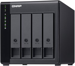 QNAP TL-D400S storage drive enclosure HDD/SSD enclosure Black, Grey 2.5/3.5"