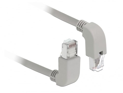 DeLOCK 85871 netwerkkabel Grijs 1 m Cat6a S/FTP (S-STP)