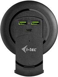 i-tec Built-in Desktop Fast Charger, USB-C PD 3.0 + 3x USB 3.0 QC3.0, 96 W