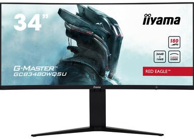 iiyama G-MASTER GCB3480WQSU-B1 computer monitor 86,4 cm (34") 3440 x 1440 Pixels UltraWide Quad HD LCD Zwart