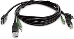 StarTech.com 3m HDMI KVM Cable, USB 2.0, 3.5mm Audio, Universeel Compatibele Combo Kabel voor KVM Switches, TAA Compliant