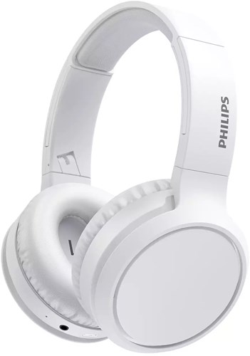 Philips 5000 series TAH5205WT/00 hoofdtelefoon/headset Hoofdtelefoons Draadloos Hoofdband Muziek USB Type-C Bluetooth Wit