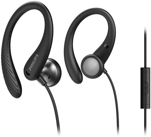 Philips TAA1105BK/00 hoofdtelefoon/headset Bedraad oorhaak, In-ear Sporten Zwart