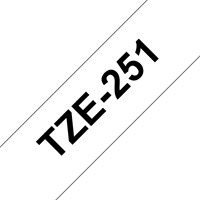 Brother TZE-251 labelprinter-tape Zwart op wit-3